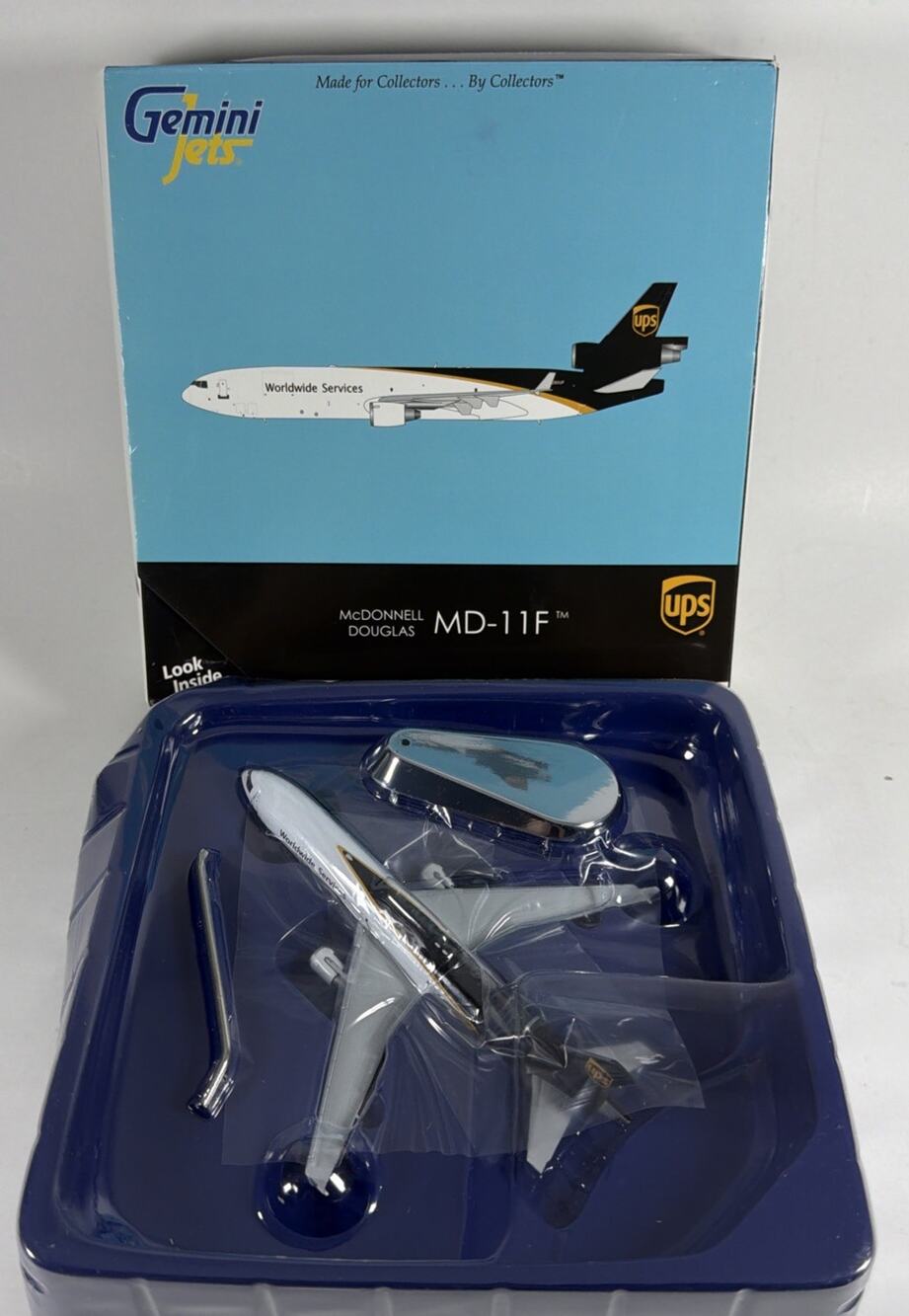 1:400 UPS McDonnell Douglas MD-11F Model Plane - Gemini Jets - Open Box